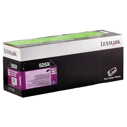 Картридж Lexmark 52D5X00, 45000 стр, черный superfine sf 52d5x00 картридж лазерный lexmark 52d5x00 черный 45000 стр