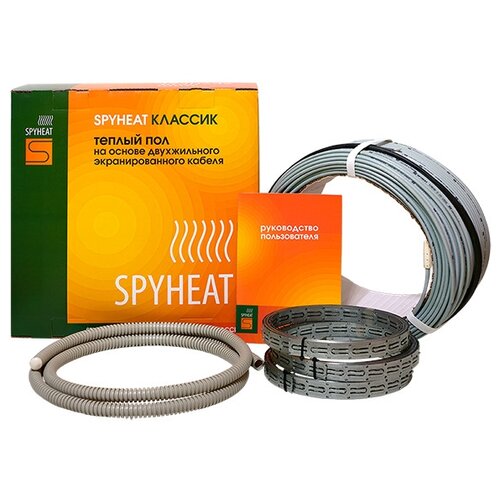Греющий кабель, SpyHeat, Классик SHD-20-300, 2.6 м2, длина кабеля 15 м греющий кабель heatline 20р2э 15 300 2 4 м2 длина кабеля 15 м