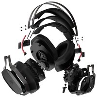 Компьютерная гарнитура Cooler Master MasterPulse over-ear with Bass FX черный