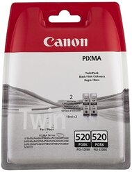 Картридж Canon PGI-520BK Twin Pack (2932B012) (2 шт.) для iP3600/4600/4700 MX860 MP540/540x/50/560/610