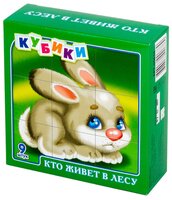 Кубики-пазлы Десятое королевство Кто живет в лесу 00678