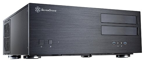 Корпус Silverstone SST-GD08B Grandia HTPC ATX Computer Case, Silent High Airflow Performance, black