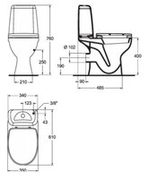 Унитаз VIDIMA Сириус W902701