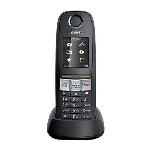 Трубка доп. Dect Gigaset E630H черный для E630