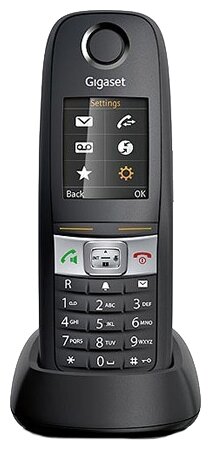 Дополнительная трубка DECT Gigaset E630H черный для E630, 1 шт.