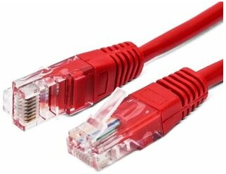 Патч-корд U/UTP 5e кат. 10м Filum FL-U5-10M-R, кабель для интернета, 26AWG(7x0.16 мм), омедненный алюминий (CCA), PVC, красный