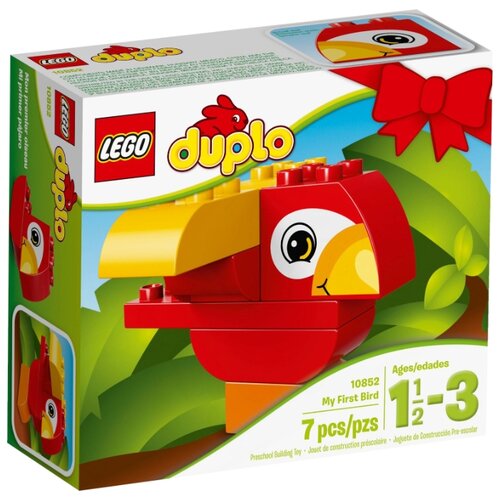 конструктор lego duplo 10852 мой первый попугайчик 7 дет Конструктор LEGO DUPLO 10852 Мой первый попугайчик, 7 дет.