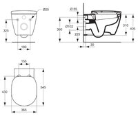 Унитаз Ideal STANDARD Connect E803501