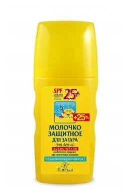 фото Floresan Молочко детское защитное для загара SPF 25