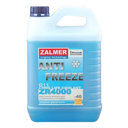 фото Антифриз Zalmer LLC ZR 4000 G11 (синий) 5 кг