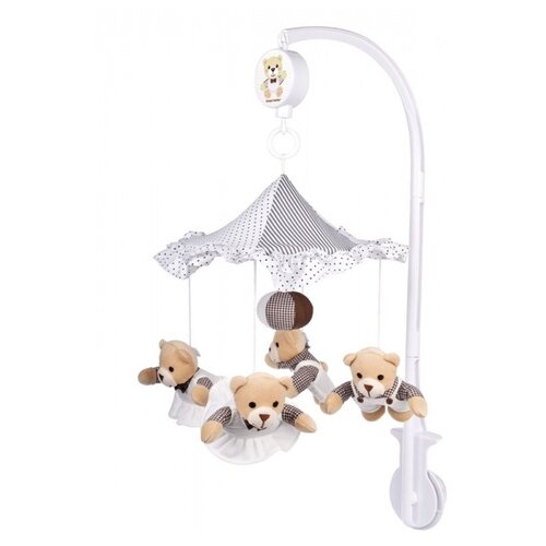 фото Механический мобиль Canpol Babies Мишки (2/374) белый