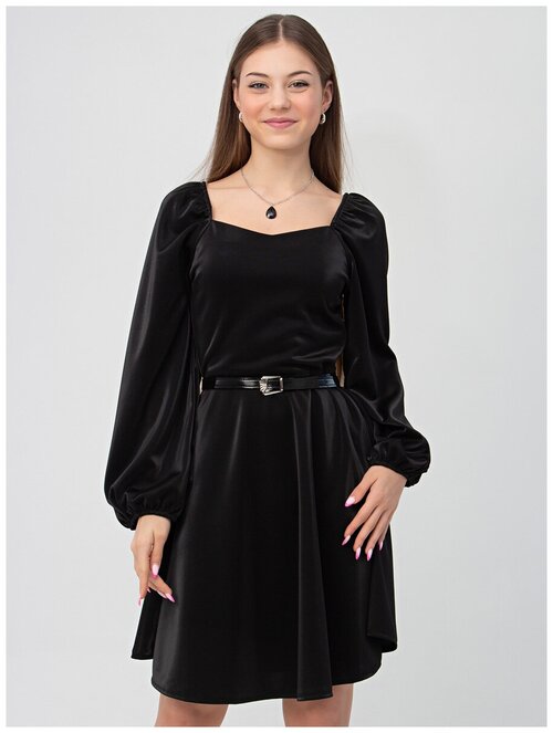 Платье, размер 140, черный
