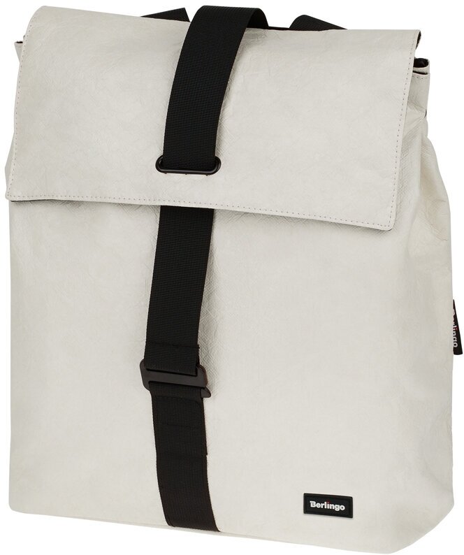 Рюкзак Berlingo Trends «Eco white» 36×28.5×13см, 1 отделение, тайвек