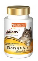 Добавка в корм Unitabs BiotinPlus с биотином и таурином таблетки 120 шт.