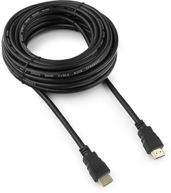 Кабель HDMI 3м Гарнизон GCC-HDMI-3М круглый черный - фото №13