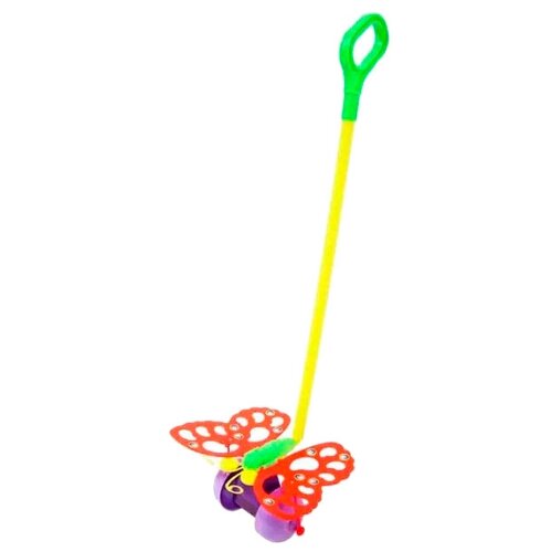 Каталка-игрушка СТРОМ Бабочка (У514), микс каталка ладошки