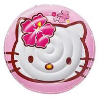 Надувной матрас-плот Intex Маленький остров Hello Kitty, 137 см, от 3 лет