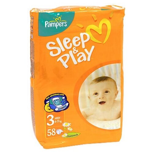 Pampers подгузники Sleep&Play 3 (4-9 кг), 78 шт.