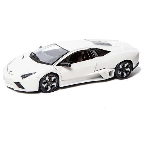 Легковой автомобиль Bburago Lamborghini Reventon (18-11029) 1:18, 23 см, белый легковой автомобиль bburago lamborghini urus 18 11042 1 18 24 см серый металлик