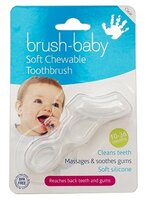 Зубная щетка Brush Baby BRB001 10-36 месяцев прозрачный