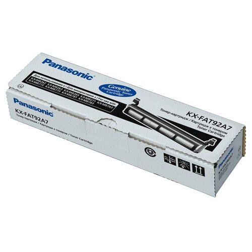 Картридж Panasonic KX-FAT92А7, 2000 стр, черный картридж panasonic kx fa83a7 черный