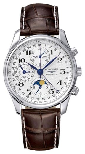 Наручные часы LONGINES The Longines Master Collection, белый, серебряный