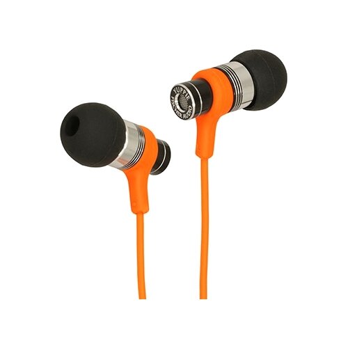 Наушники Fischer Audio Yuppie, mini jack 3.5 mm, оранжевый