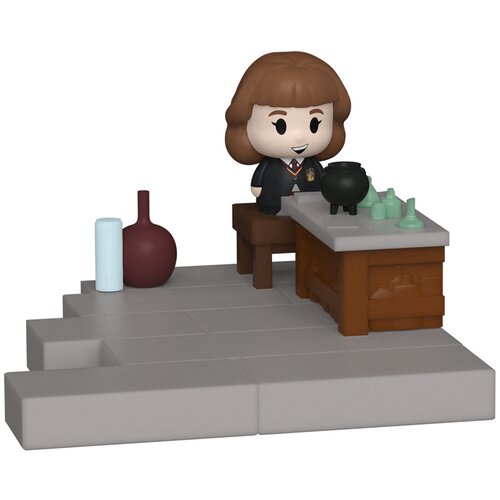 фигурка funko mini moments hp anniversary hermione with potions chase 3 8 см Фигурка Funko Mini Moments Harry Potter Potions Class Hermione Granger w/Cho Chang Chase 57364