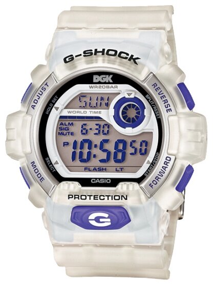 Наручные часы CASIO G-Shock, фиолетовый, бесцветный