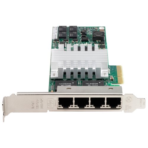 Сетевой адаптер HP NC364T pe310g4i71lb xr quad port fiber 10 gigabit server adapter pe310g4i71lb xr