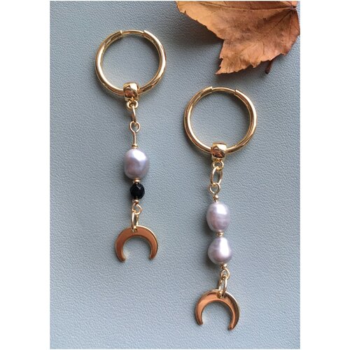 Авторские серьги трансформеры с барочным жемчугом