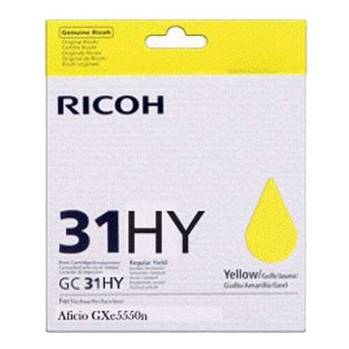 Картридж Ricoh GC 31HY, 4000 стр, желтый