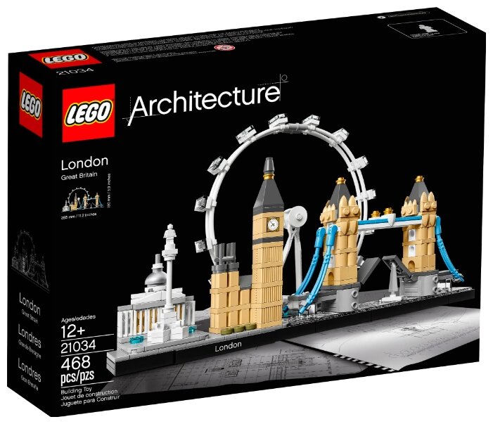 Конструктор LEGO Architecture Лондон, 468 деталей (21034) - фото №7