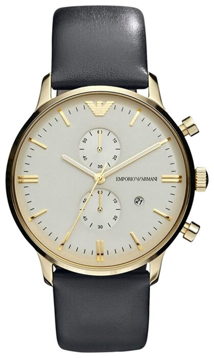 Наручные часы EMPORIO ARMANI Classics AR0386, серый, черный