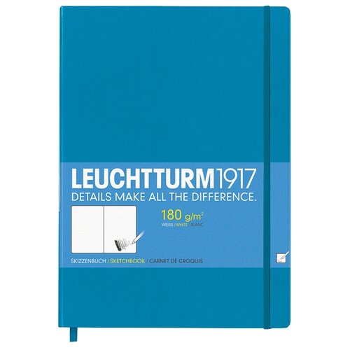 фото Скетчбук для набросков и графических работ Leuchtturm1917 Master 31.5 х 22.5 см, 180 г/м², 96 л. лазурный