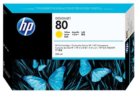 Струйный картридж Hewlett Packard C4848A (HP 80) Yellow