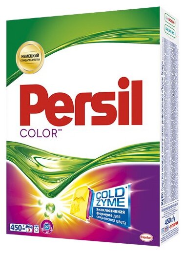 Стиральный порошок Persil Color 0.45 кг картонная пачка