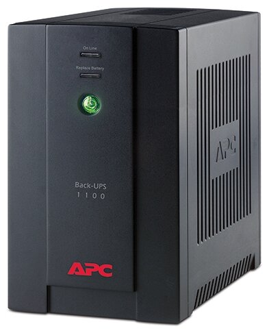 Интерактивный ИБП APC by Schneider Electric Back-UPS BX1100LI черный