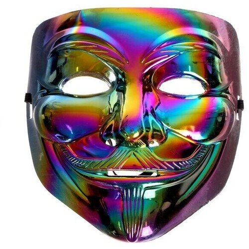 карнавальная маска гай фокс световая Карнавальная маска Гай Фокс