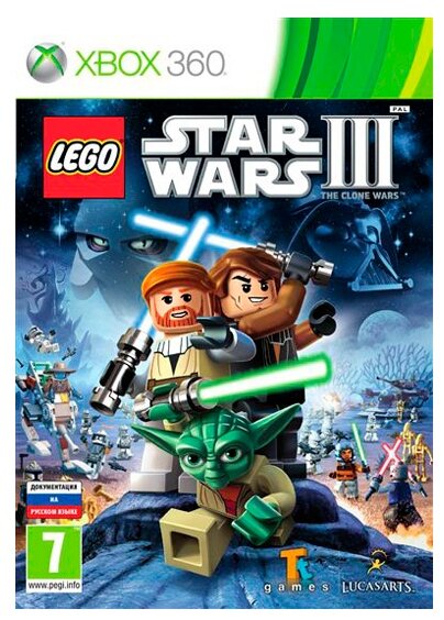 Игра LEGO Star Wars III: The Clone Wars для Xbox 360