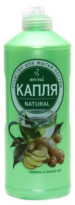 Средство д/посуды капля Natural 500г Имбирь/белый чай