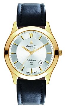 ATLANTIC 71360.45.21 швейцарские мужские часы с датой и сапфировым стеклом
