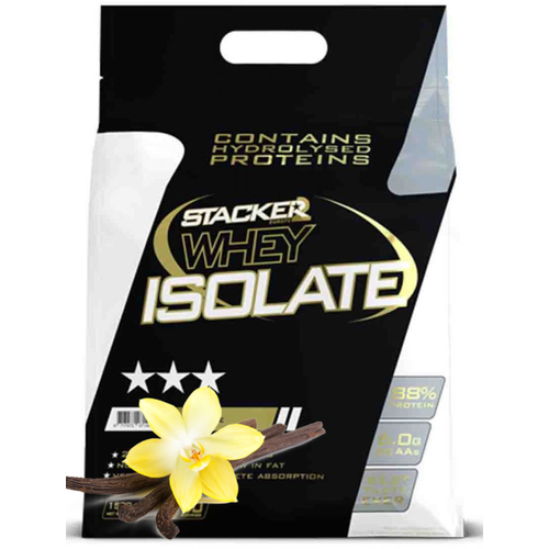 фото Протеин изолят whey isolate с bcaa + глютамин stacker2 750 гр., ваниль stacker 2