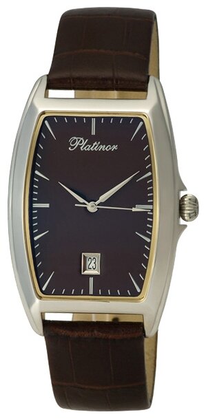 Мужские серебряные часы Platinor Бостон, арт. 47700.703