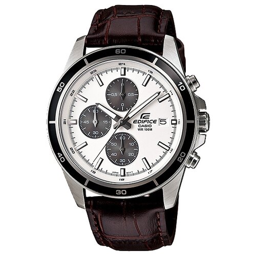 Наручные часы CASIO Edifice EFR-526L-7A, серебряный, белый наручные часы casio edifice efr 526l 2c синий белый