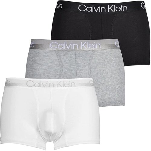 Трусы боксеры CALVIN KLEIN, средняя посадка, размер L, мультиколор, 3 шт.