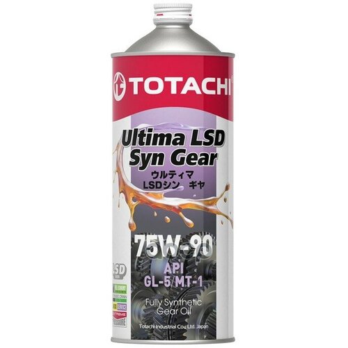 Масло Трансмиссионное Синтетическое Totachi Ultima Lsd Syn-Gear 75W-90 Gl-5 1Л TOTACHI арт G3301 7250₽