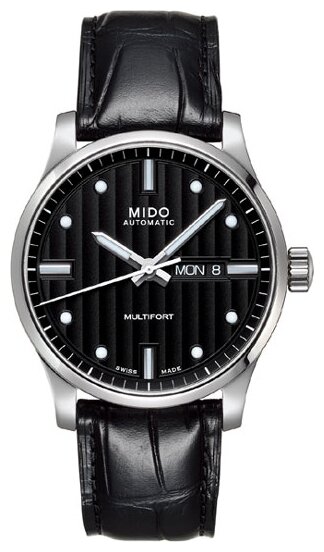 Наручные часы Mido Multifort M0054301603181, серебряный, черный