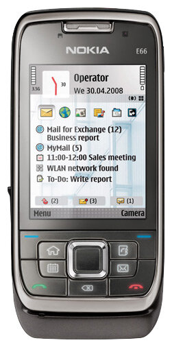 Смартфон Nokia E66, 1 SIM, серый