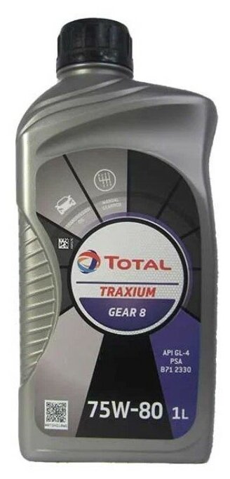 Трансмиссионное масло TOTAL Transmission Gear 8 75W80 1 л